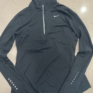 Womens black Nike 1/4 zip